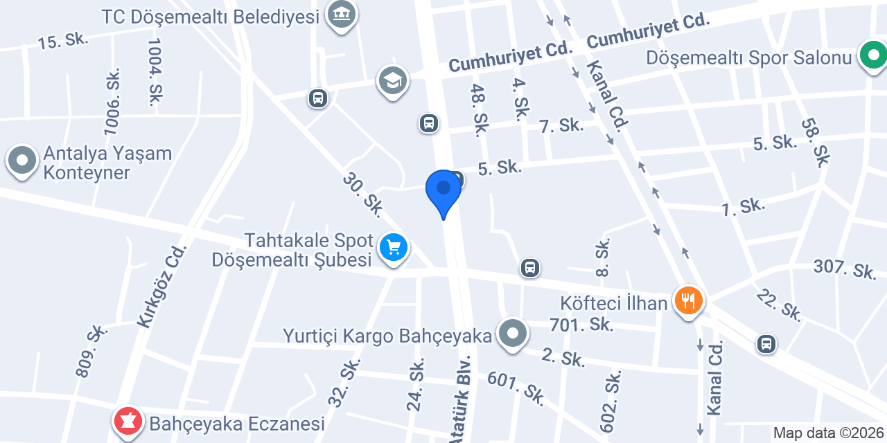 Bürge Kuyumculuk konumu