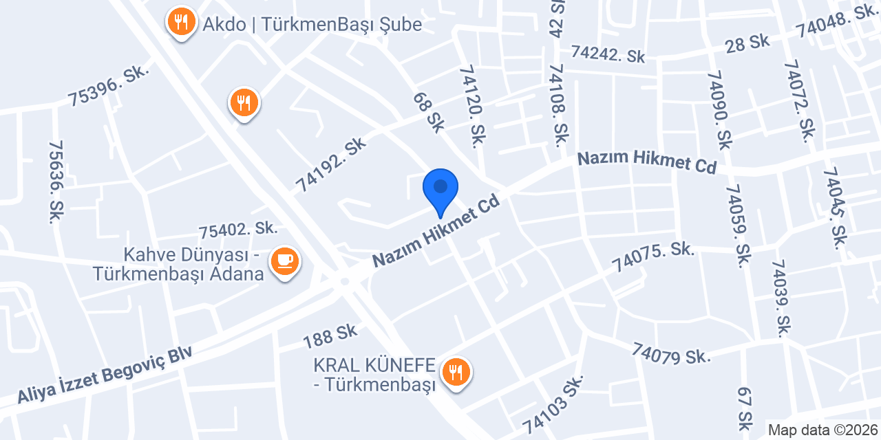 Ata Ciğer Kebap konumu