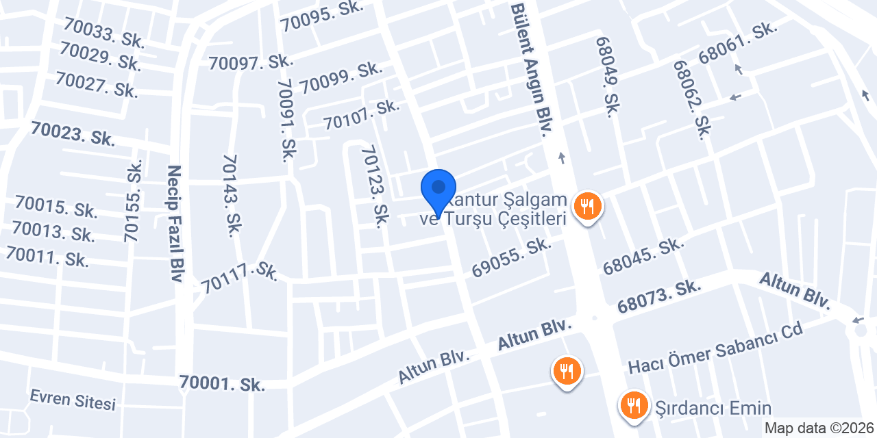Serin Yapı Market konumu