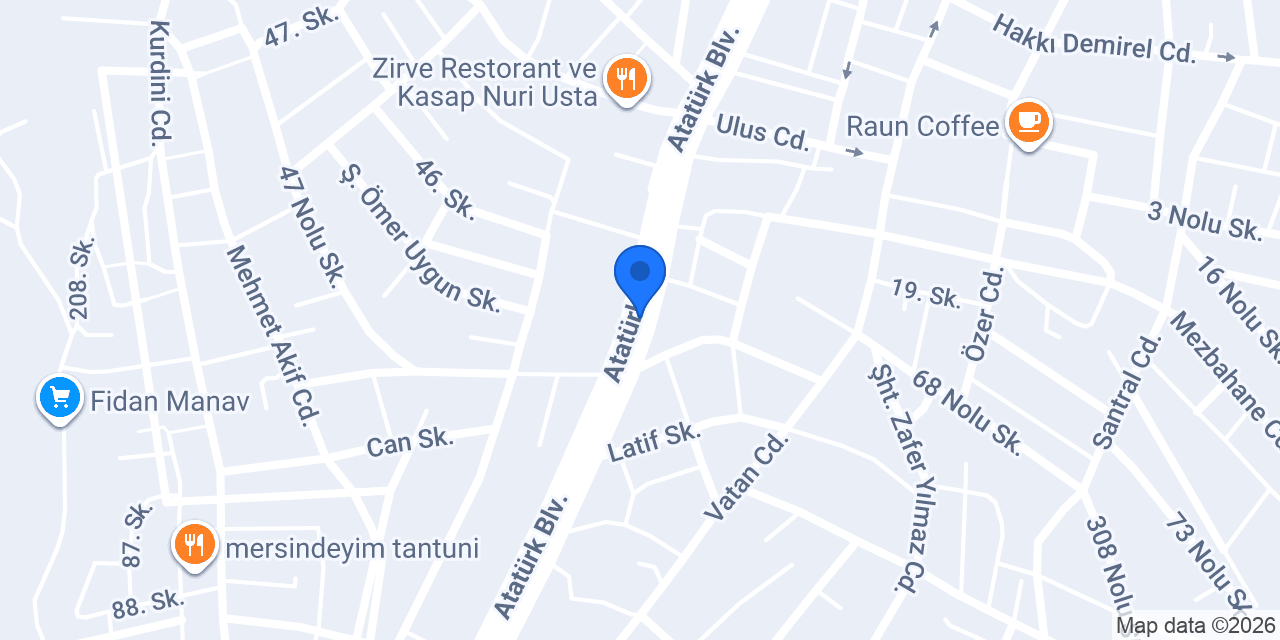 Döner durağı çınaraltı konumu