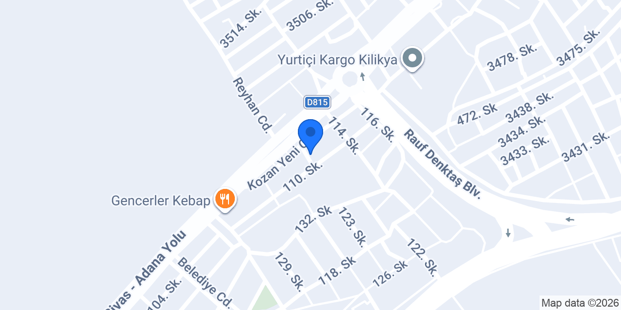 Huzur Paça Salonu konumu