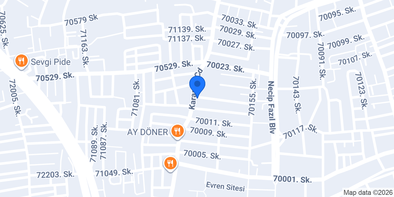 Çiçekler Mobilya konumu