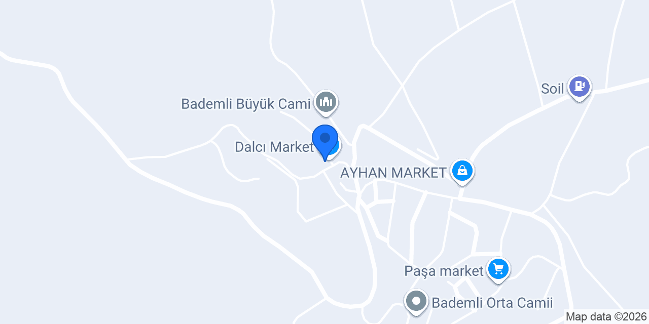 Dalcı Market konumu