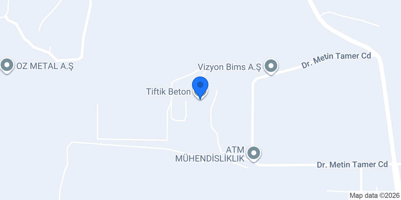 Tiftik Beton konumu