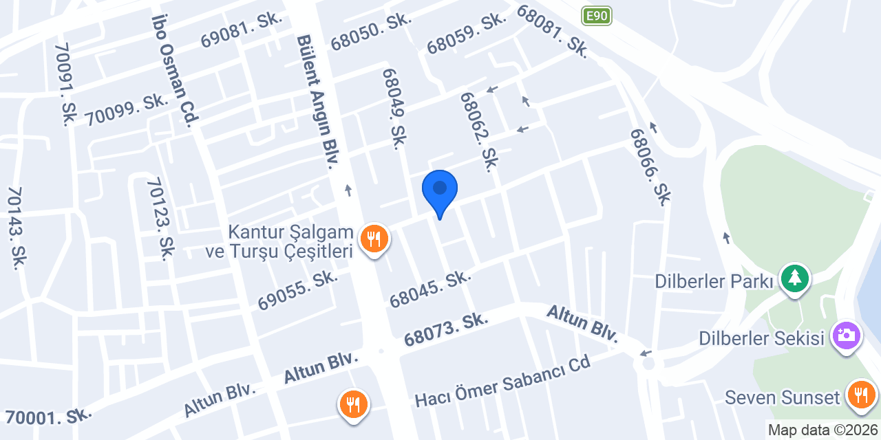 Çınar Akademi Kurs Merkezi konumu