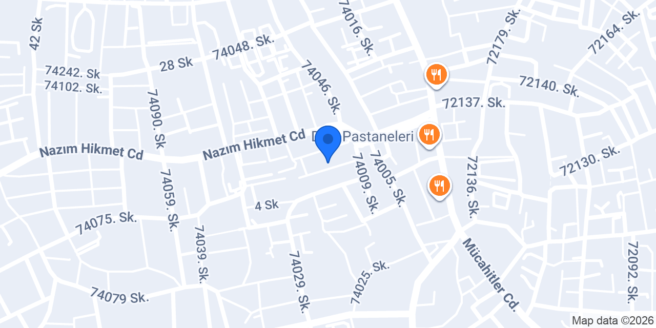 Şişkom Döner Salonu konumu