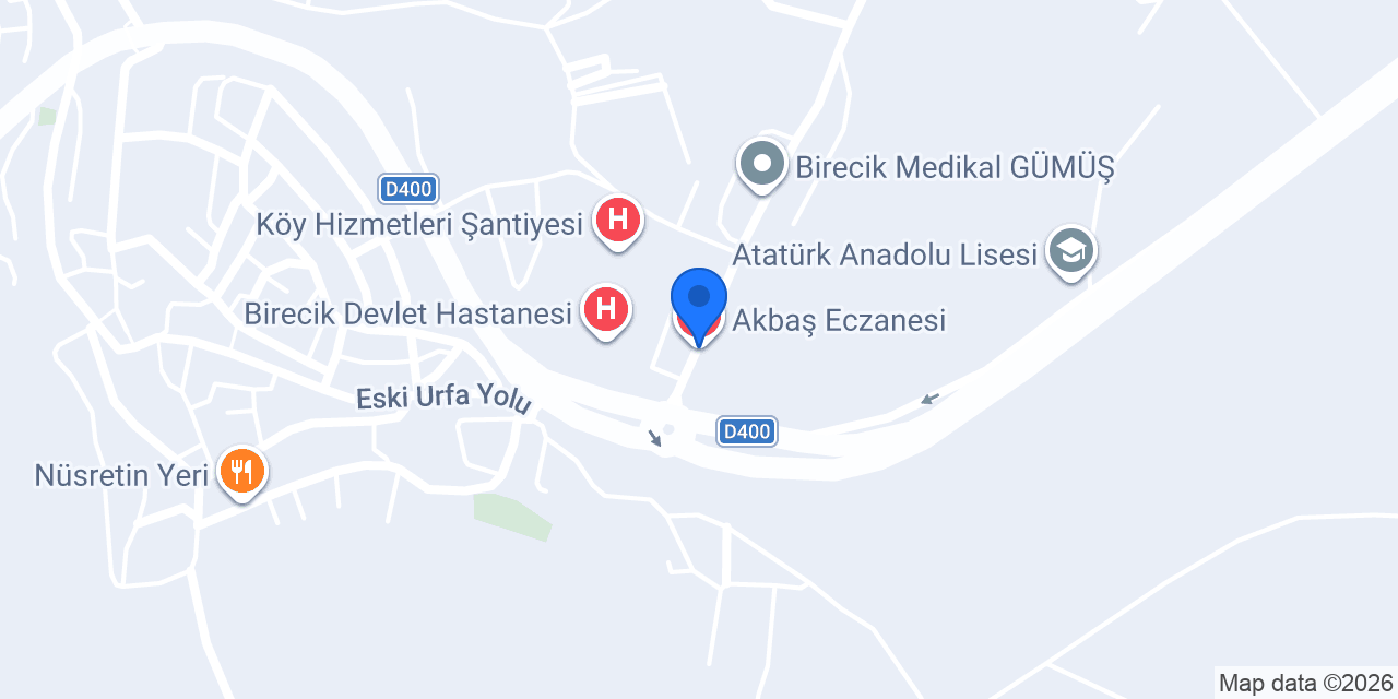 Akbaş Eczanesi konumu