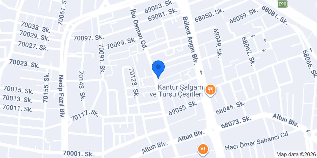 Akdağ Et Market konumu