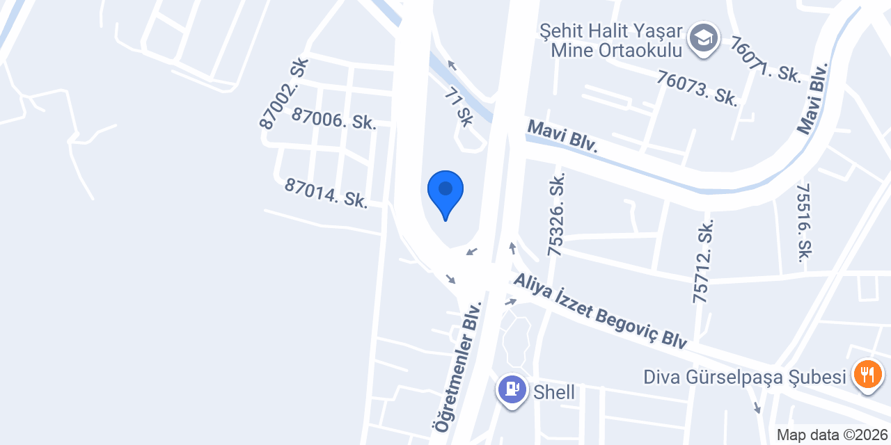 Divaser Dekor İnş.Tic.Ltd.Şti konumu