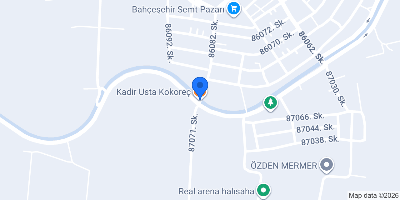 Kadir Usta Kokoreç konumu