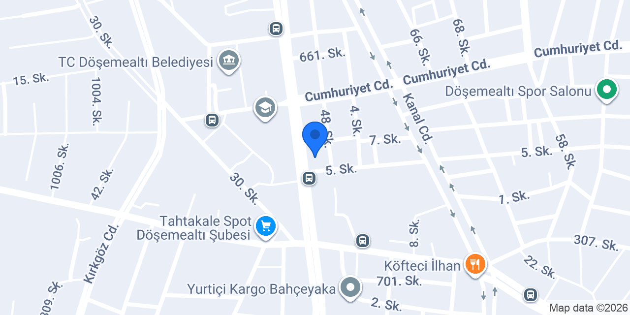 Antkara Unlu Mamulleri konumu