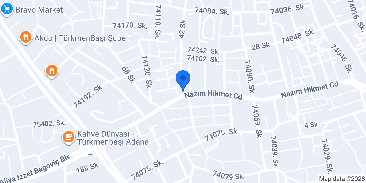 Ceylan Gross Market Pınar Mahallesi konumu