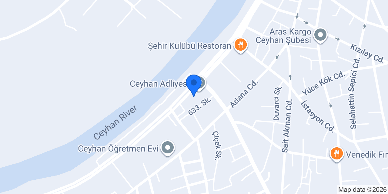 Adalet Cafe konumu