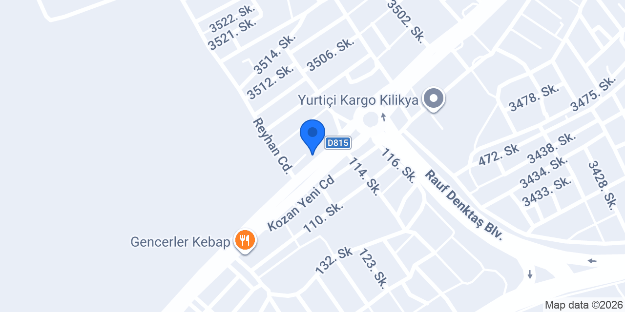 Sarıçam Elektrik konumu