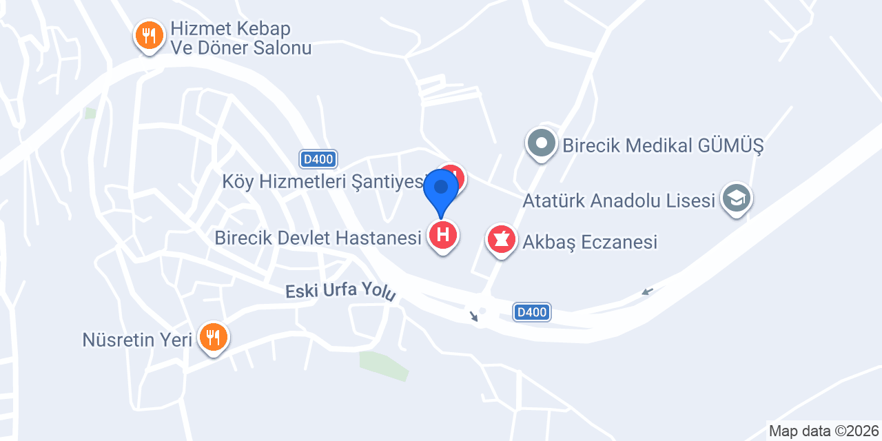 Birecik kahya taksi konumu