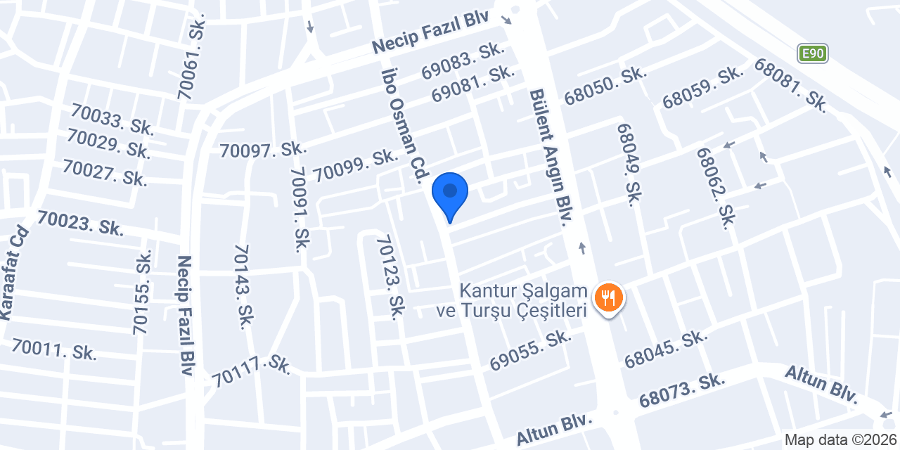 Çınar Yapı Market konumu