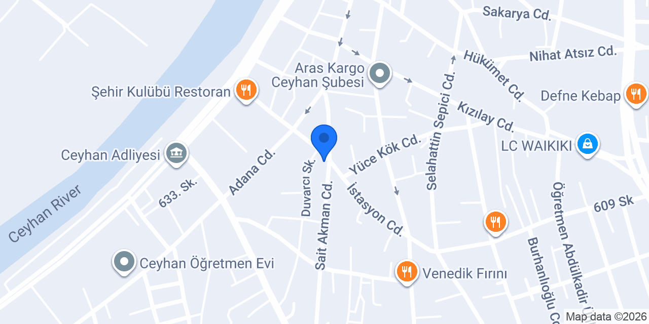 Merkez Eczanesi konumu