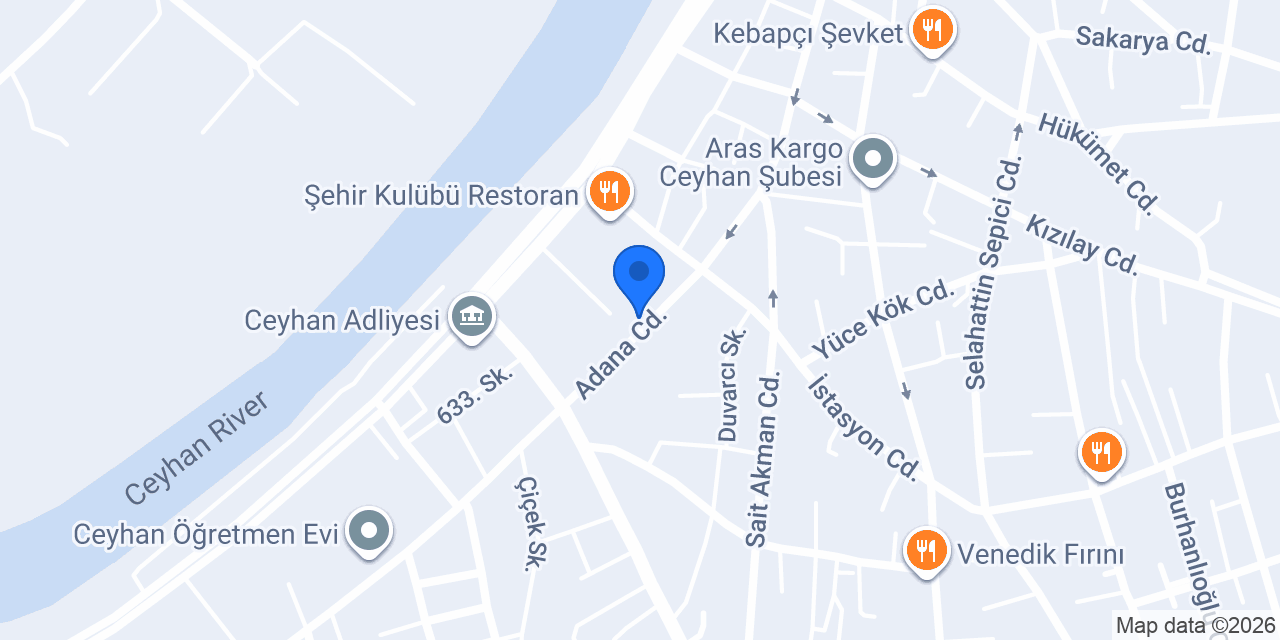 Avukat Miraç KAZAR konumu