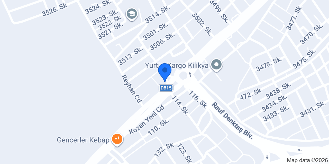 Ziraat Bankası Sarıçam Şubesi konumu