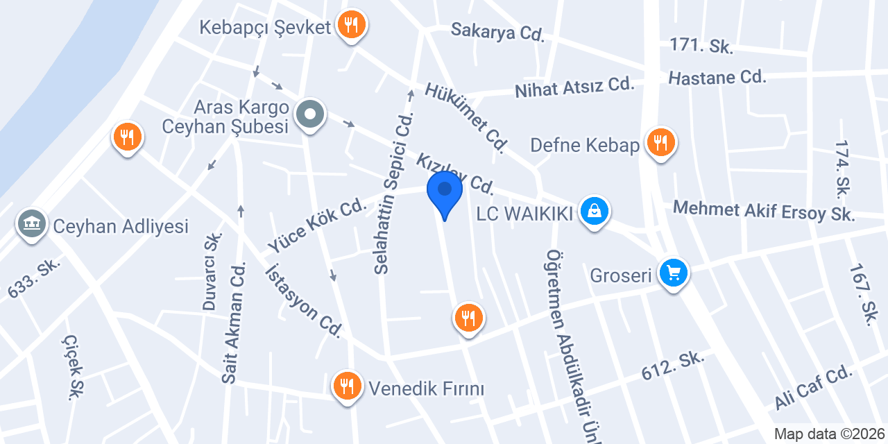 KURYENET CEYHAN ACENTESİ konumu
