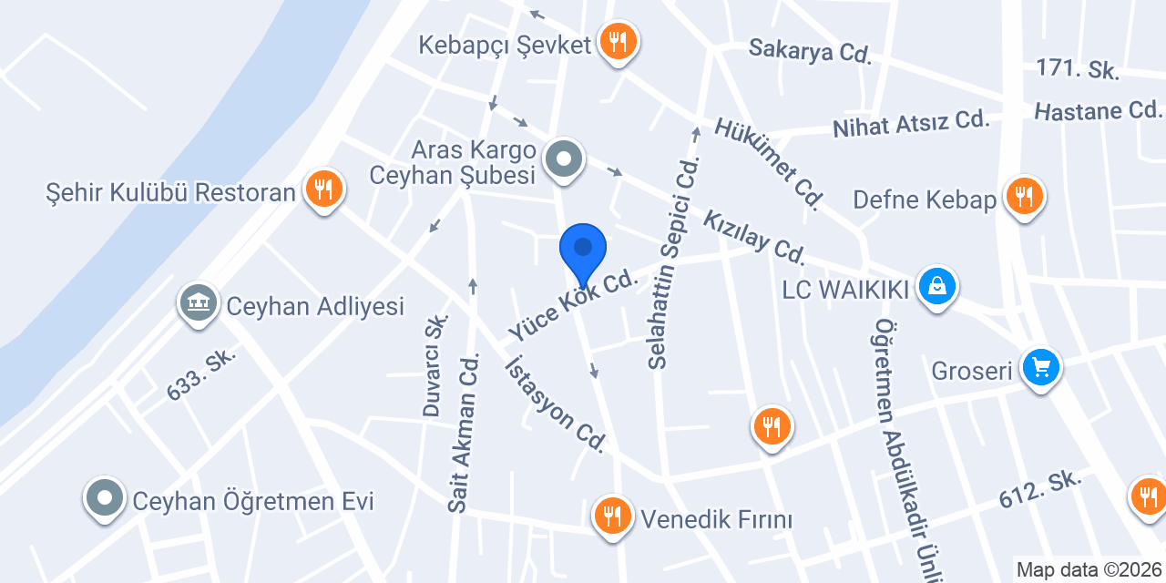 Doğuş Hevin Mobilya konumu