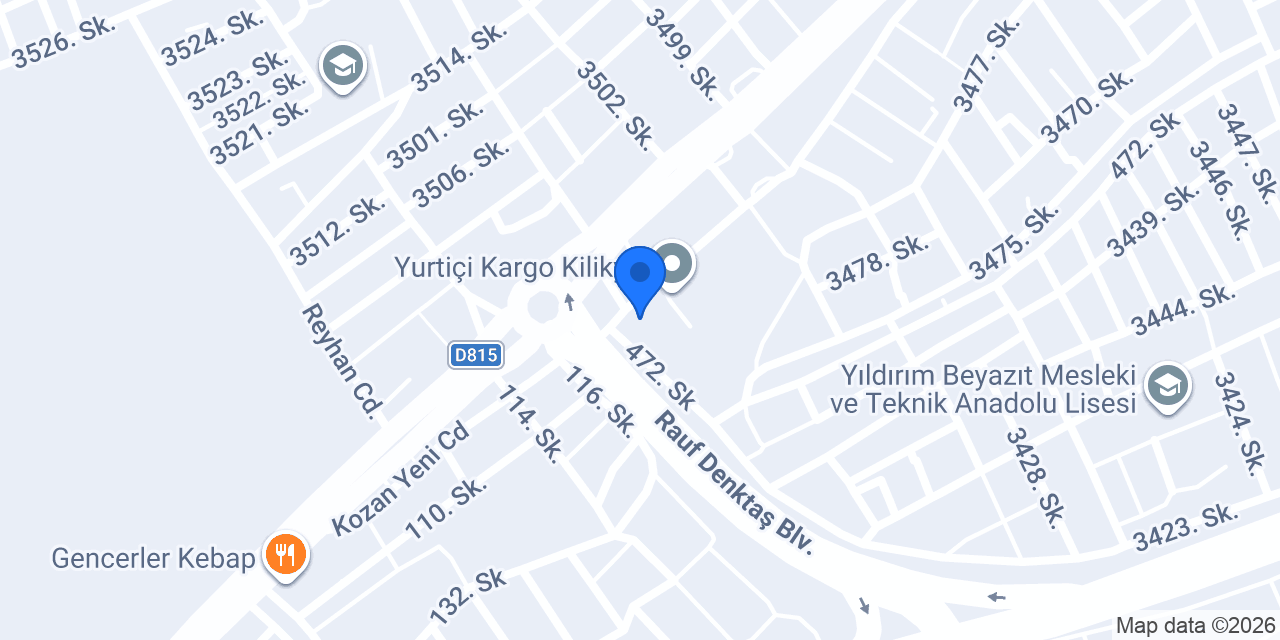 Altıneller Sarıçam Kampüsü konumu