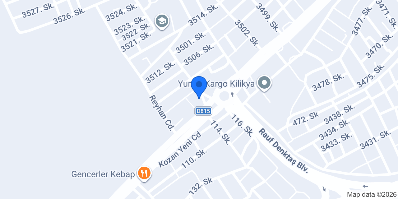 ARBENO Sürücü Kursu konumu