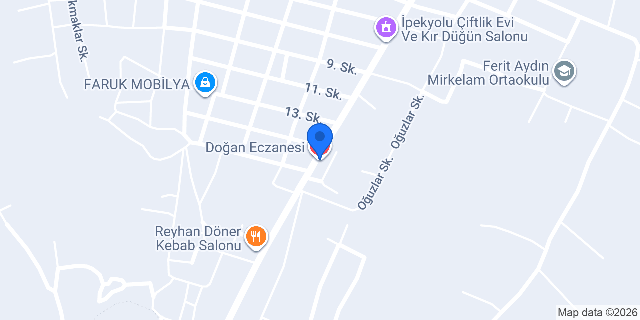 Doğan Eczanesi konumu