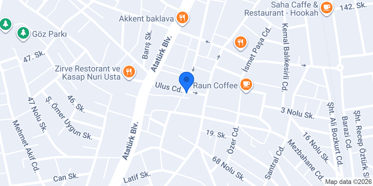 Köşem Et Ve Tavuk konumu