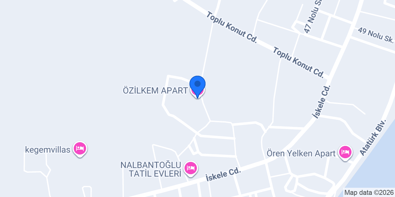 ÖZİLKEM APART konumu
