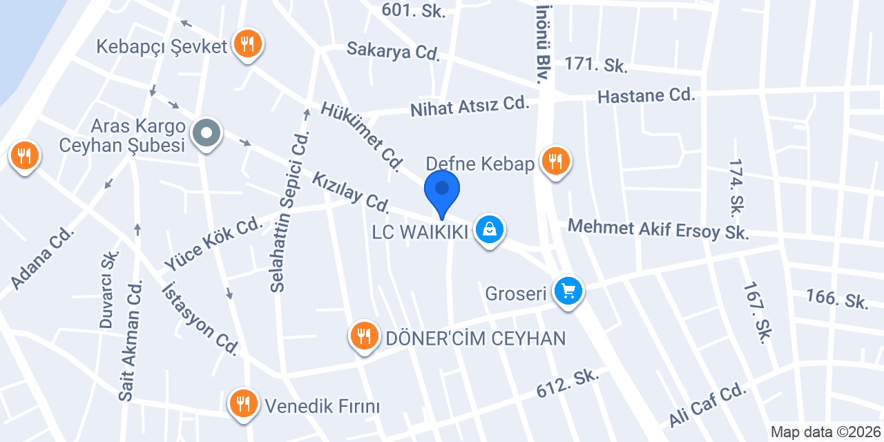 Başak Kuyumculuk konumu