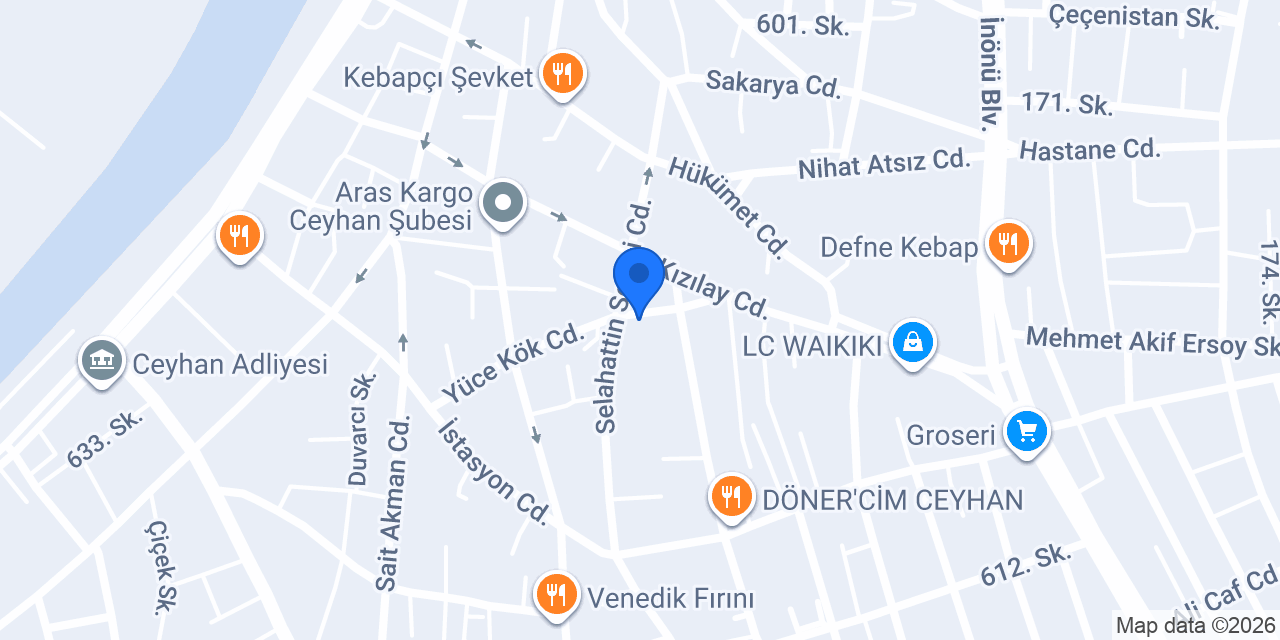 ETCİMM KASAP konumu