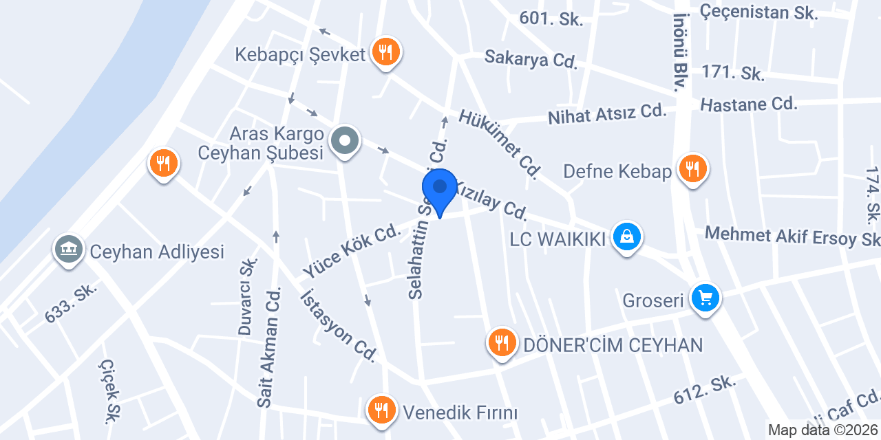 Ceyhan 1. Noter konumu