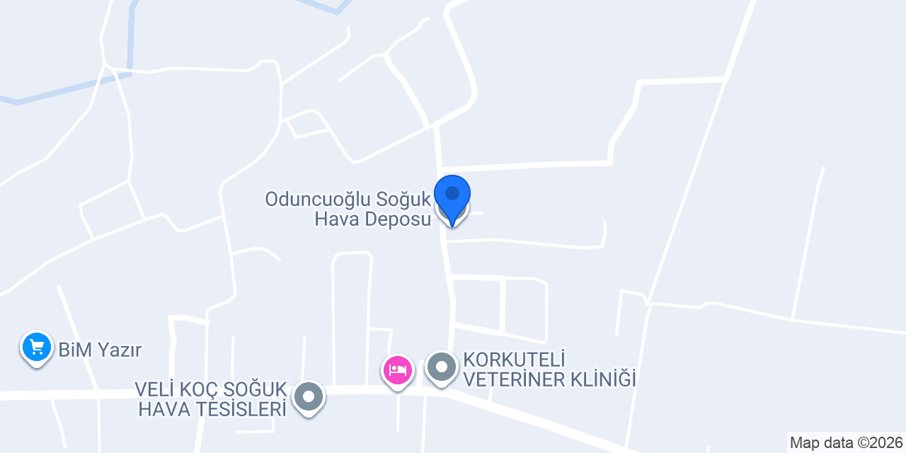 Oduncuoğlu Soğuk Hava Deposu konumu