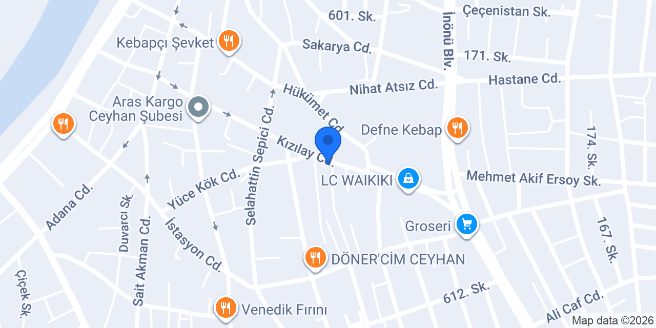 Diş Hekimi Okan Arıkan konumu