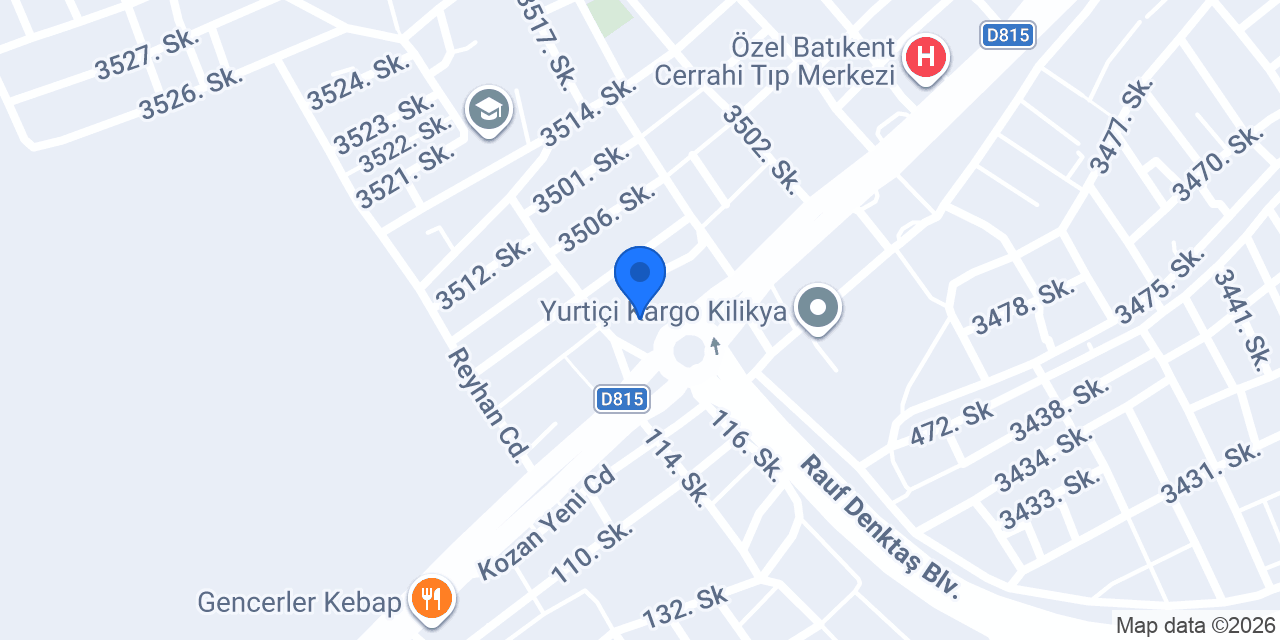 Vatan Kebap konumu