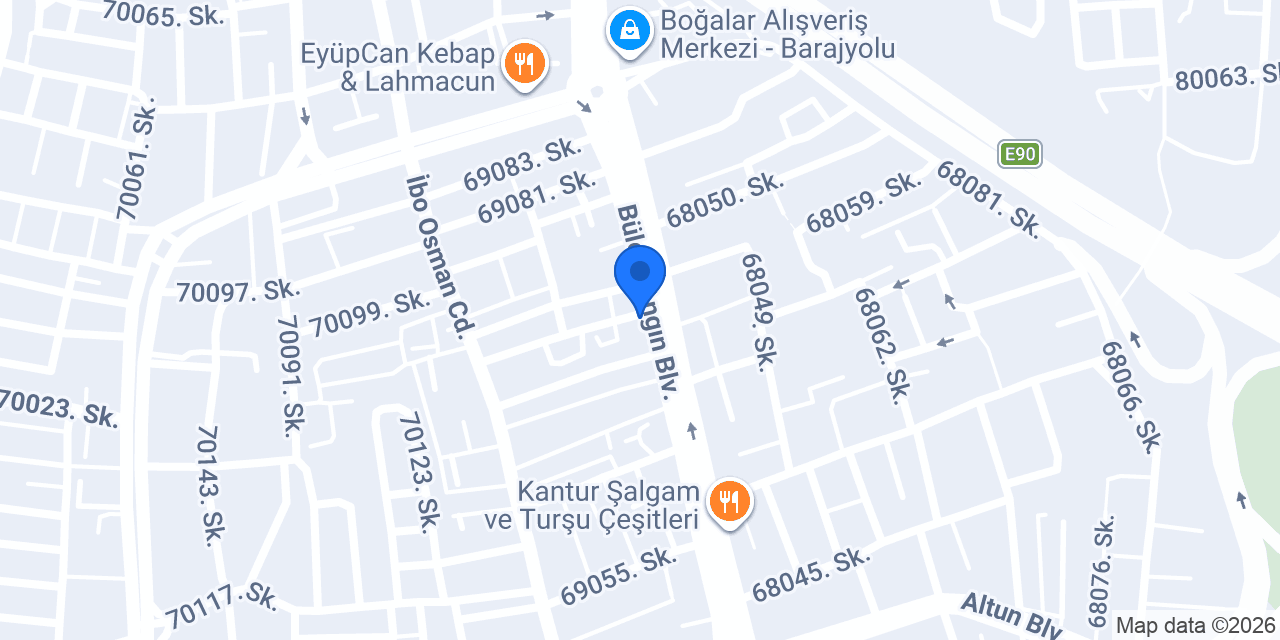 Şahin Öztürk Coffeur konumu