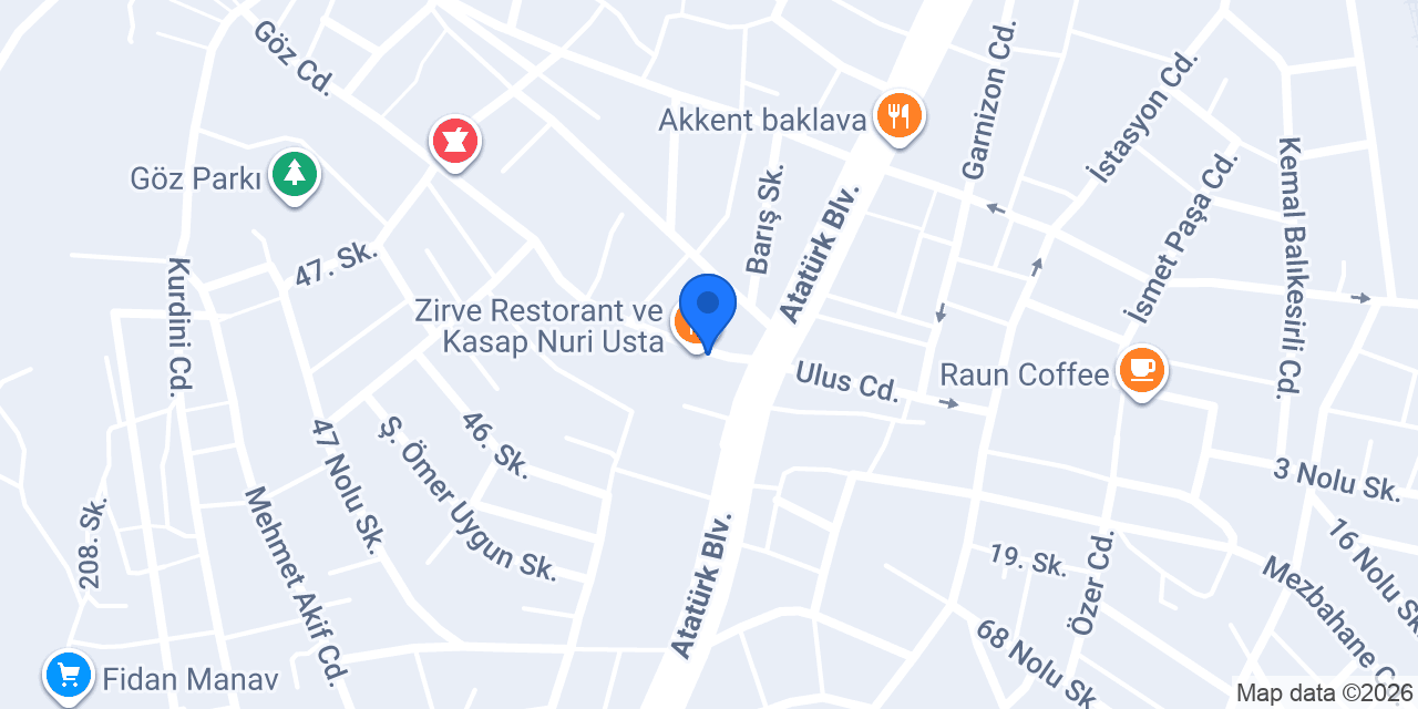 Işık Büfe konumu