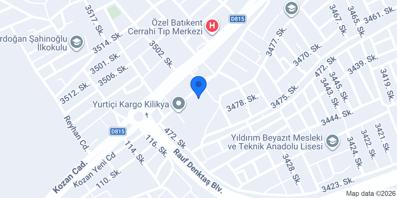 Diş Hekimi Mehmet Güler konumu