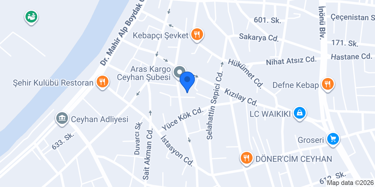 Güney Veteriner Kliniği konumu