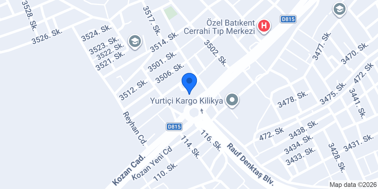 Yalçın Ticaret konumu