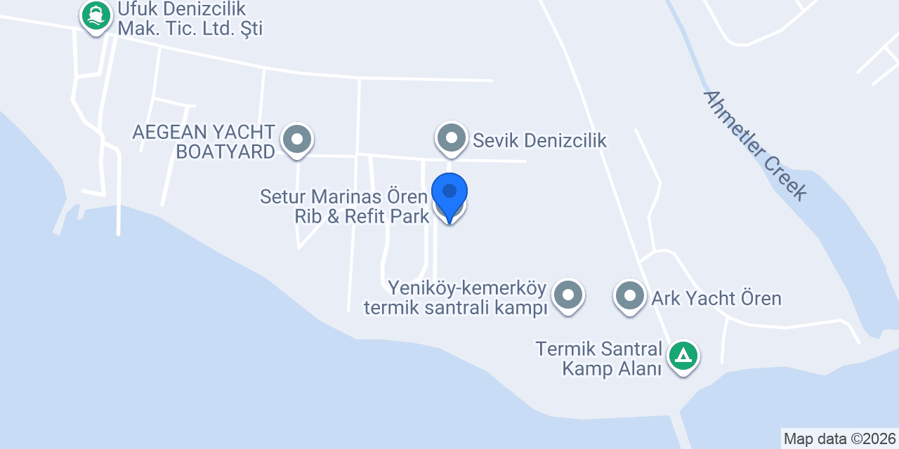 Setur Marinas Ören Rib & Refit Park konumu