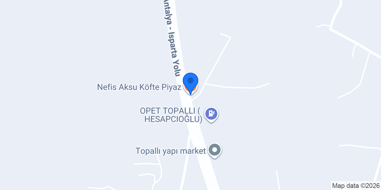 Nefis Aksu Köfte Piyaz konumu