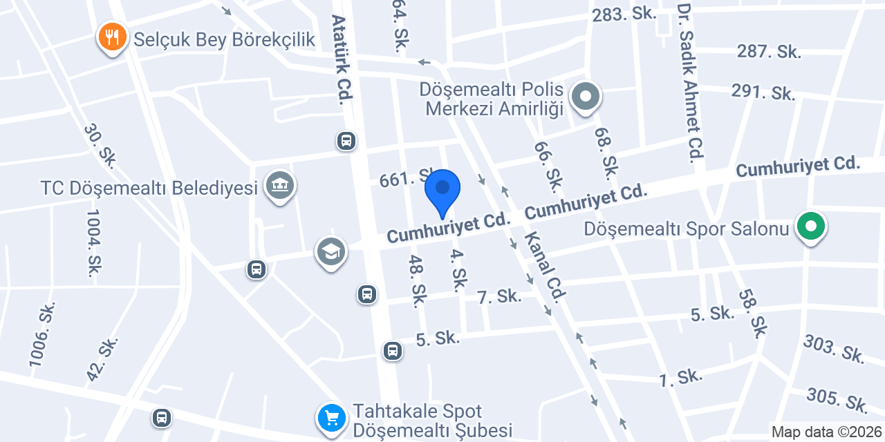 Turkuaz Cafe konumu