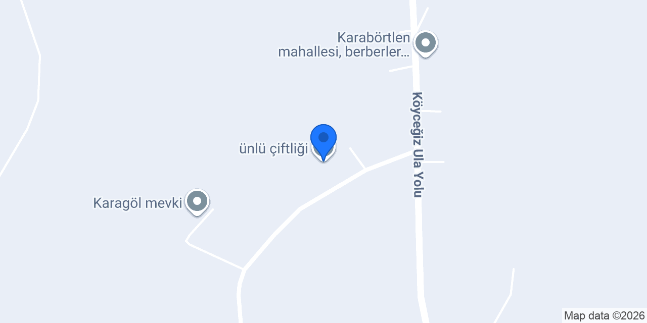 ünlü çiftliği konumu