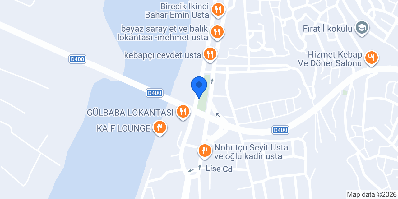 BİREÇİK GEÇE TAKSİ konumu