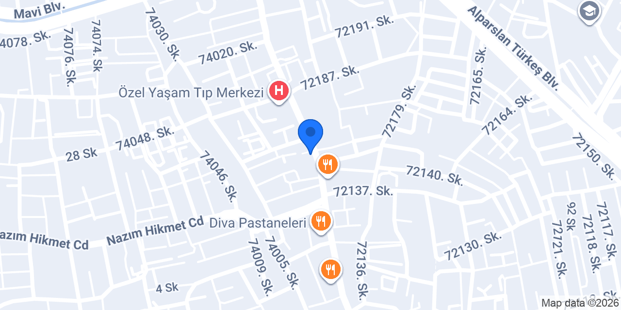 Huzur Oto Lastik Tamir konumu