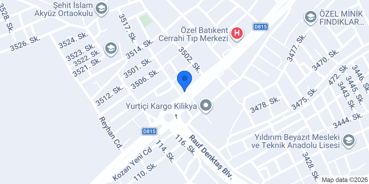KOÇ AKÜ konumu