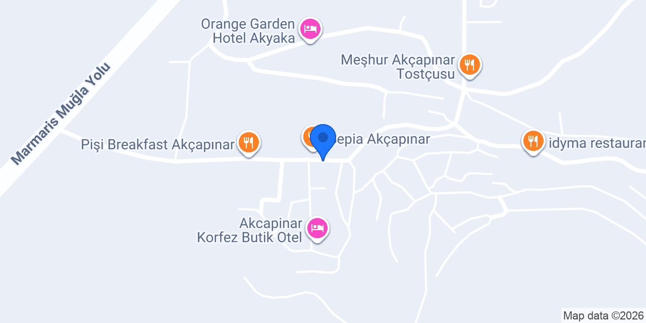 Pizza Locale Akçapınar konumu