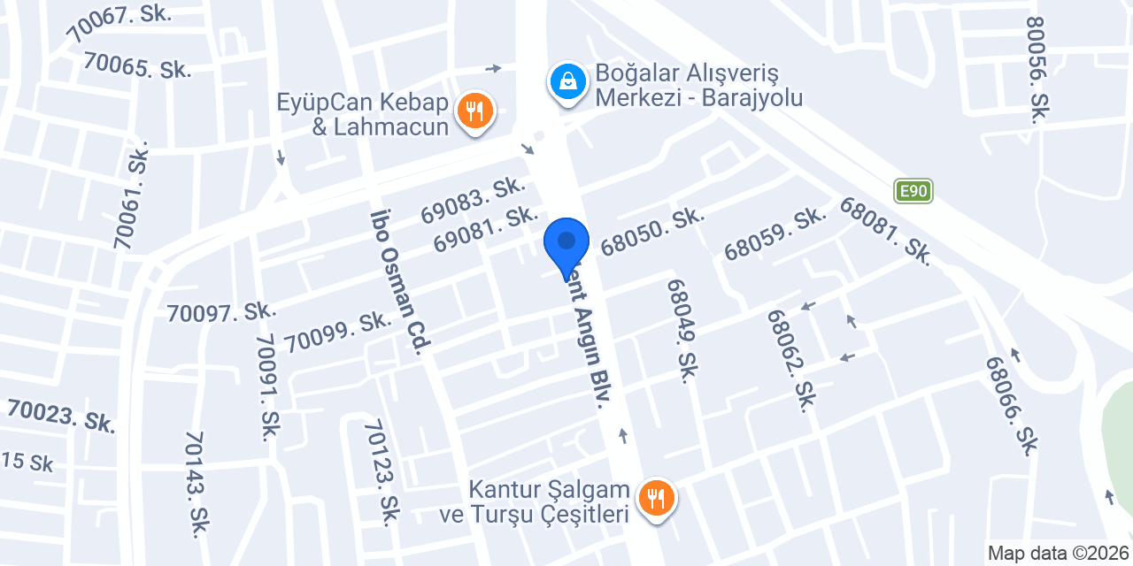 Corner Tekel Shop konumu